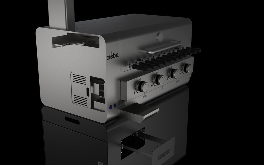 The NEBU BBQ hybrid grilling system