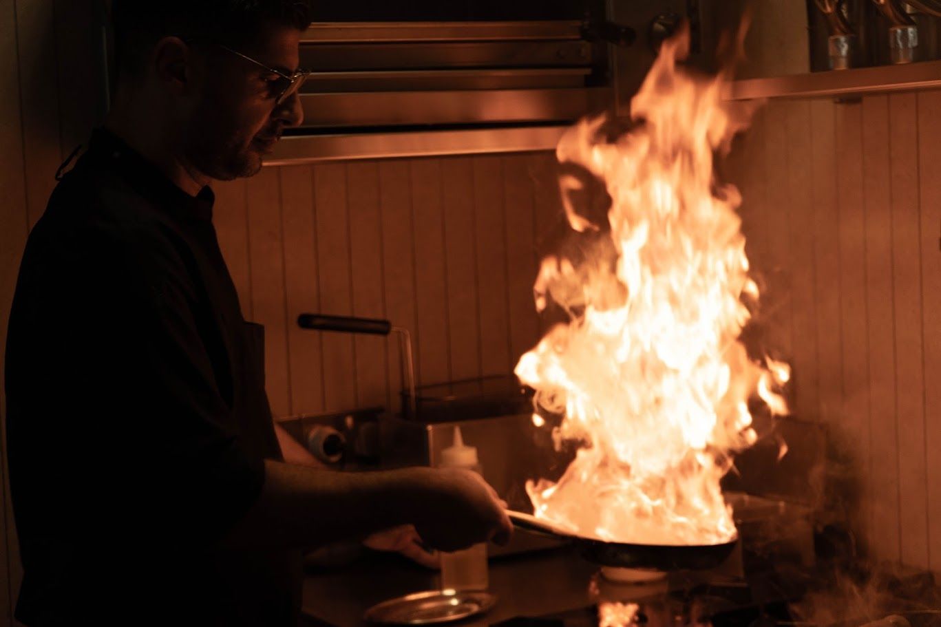 Live fire cooking